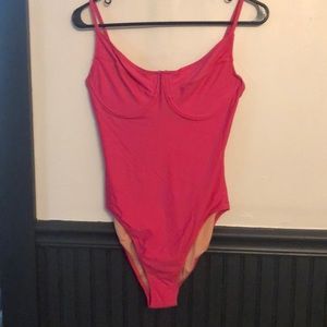 J crew underwire one piece bathing suit